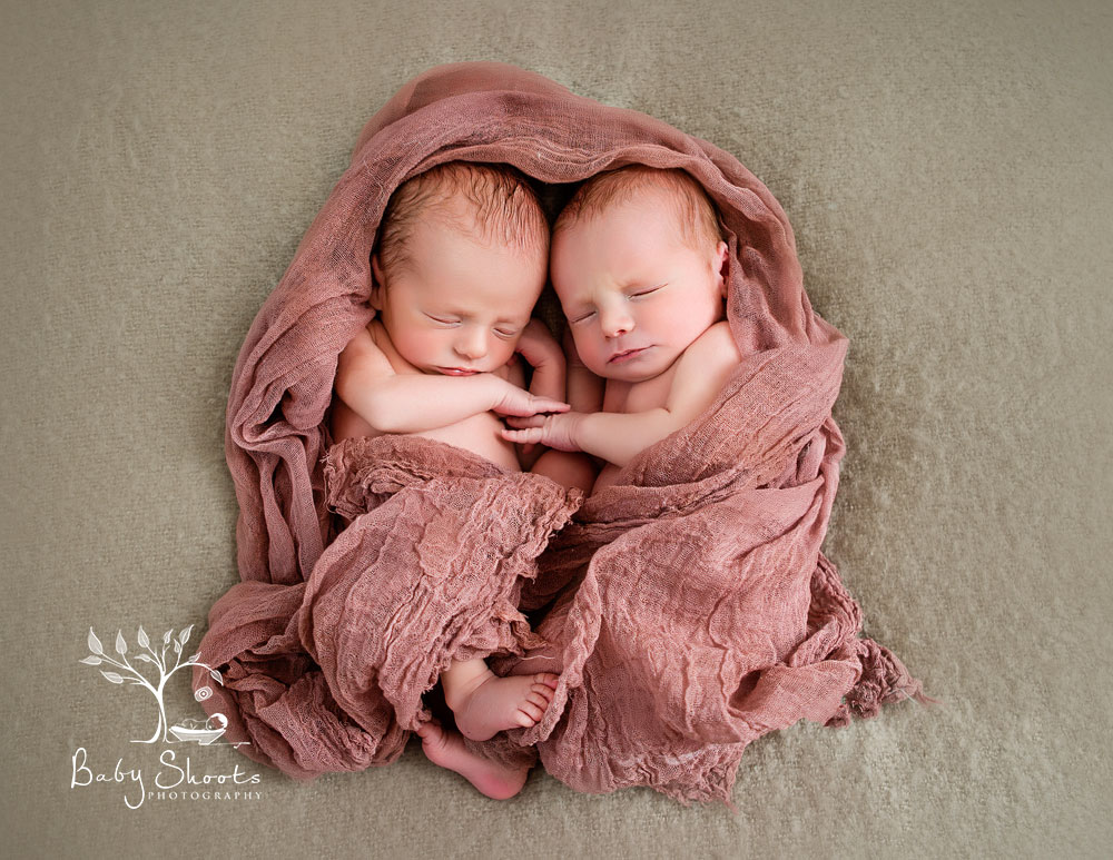 Sussex newborn photographers – twins from Brighton